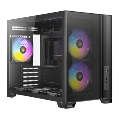Antec Antec FLUX M Micro Tower Gaming Case - Black 